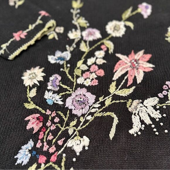 Tiara Floral Embroidered Sweater - Picture 4 of 4